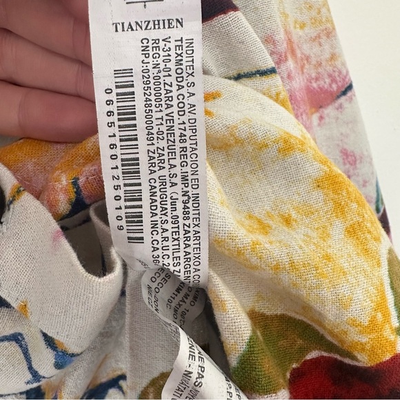 Zara Tianzhien Women’s Tunic Size XXL Cotton Artsy Art To Wear Dopamine Eclectic - Picture 12 of 13